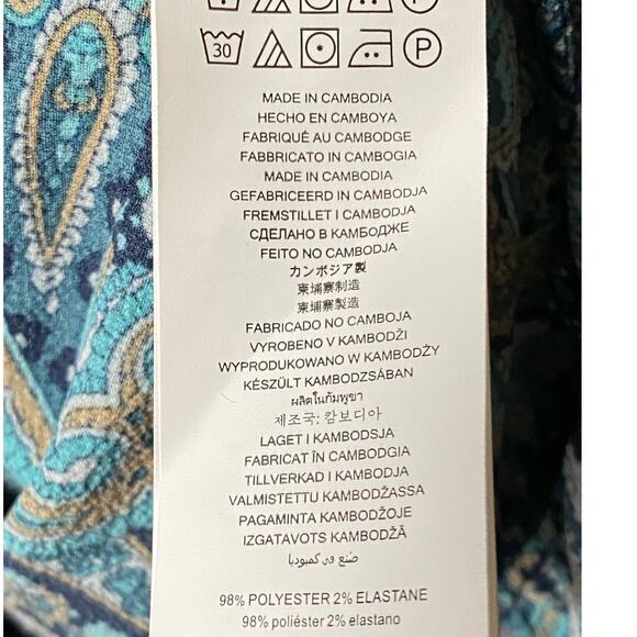 MICHAEL MICHAEL KORS Women's Paisley Faux-Wrap Mini Dress - Picture 6 of 7